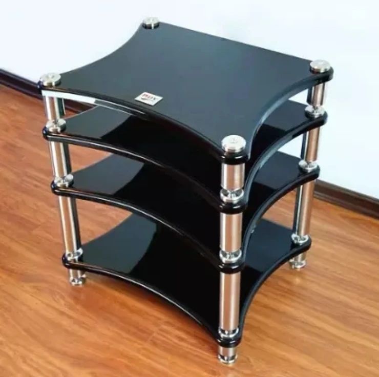 

S-016 Solid wood hifi bookshelf speaker stands speaker audio cabinet amplifier equipment shock absorber nail shelf
