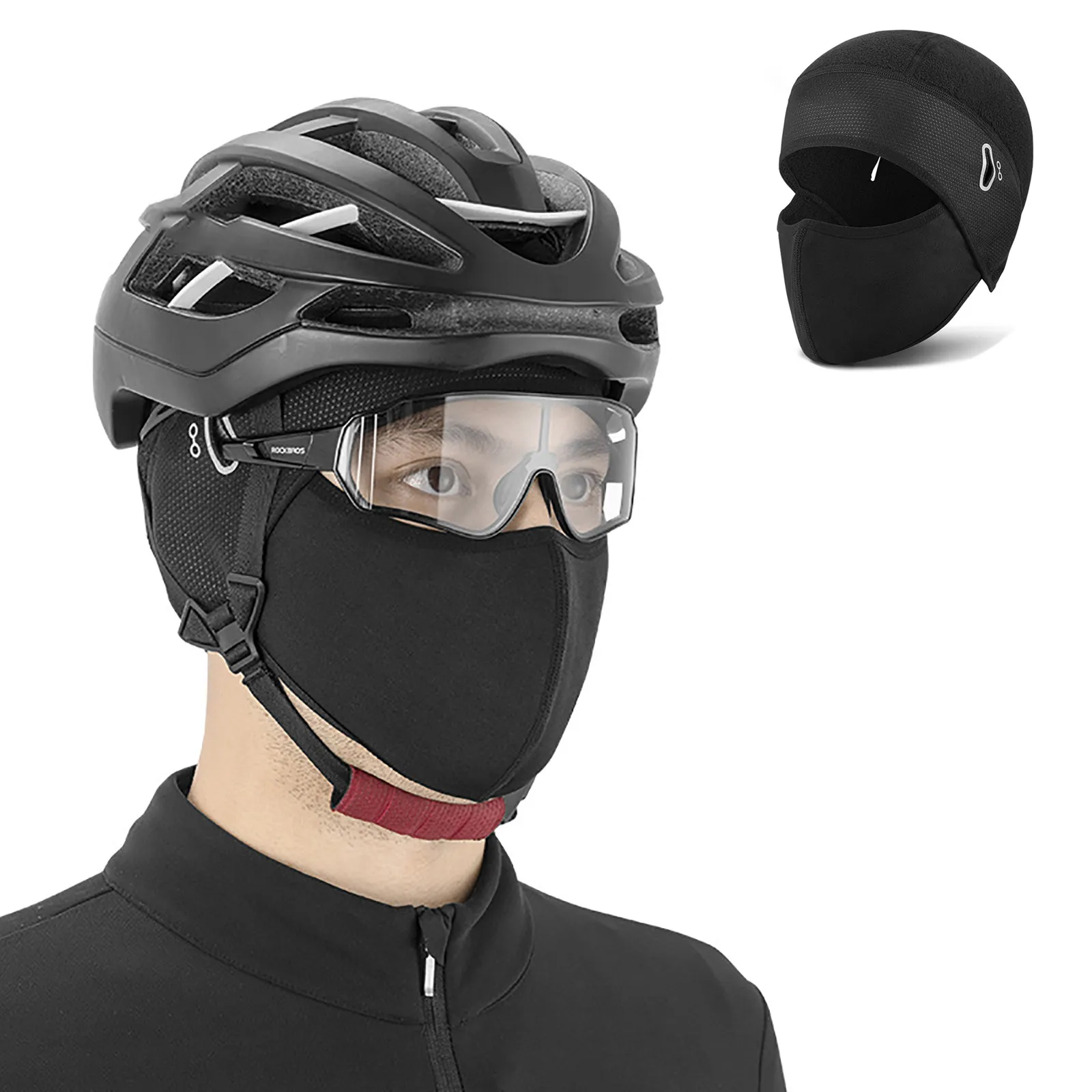 

Cycling Hat Caps Under Helmet Men Women With Windproof Thermal Fleece Motorcycle Helmet Liner Cycle Cap Cover For Outdoor Sports