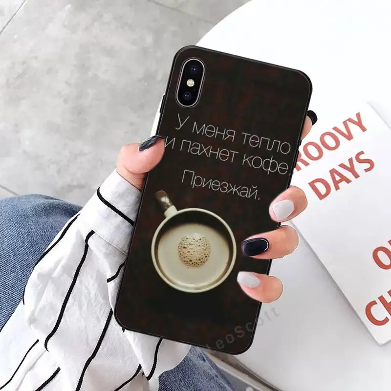

Fashion Russian Quote art Phone Case for iPhone 11 12 mini pro XS MAX 8 7 6 6S Plus X 5S SE 2020 XR