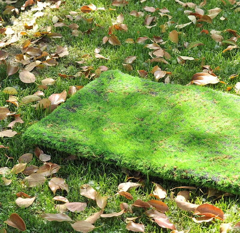Искусственный мох искусственные зеленые растения трава для магазина украшение