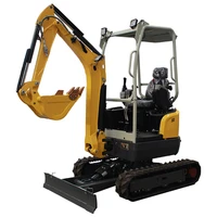 zq small excavator household digging engineering multifunctional agricultural track miniature hook machine