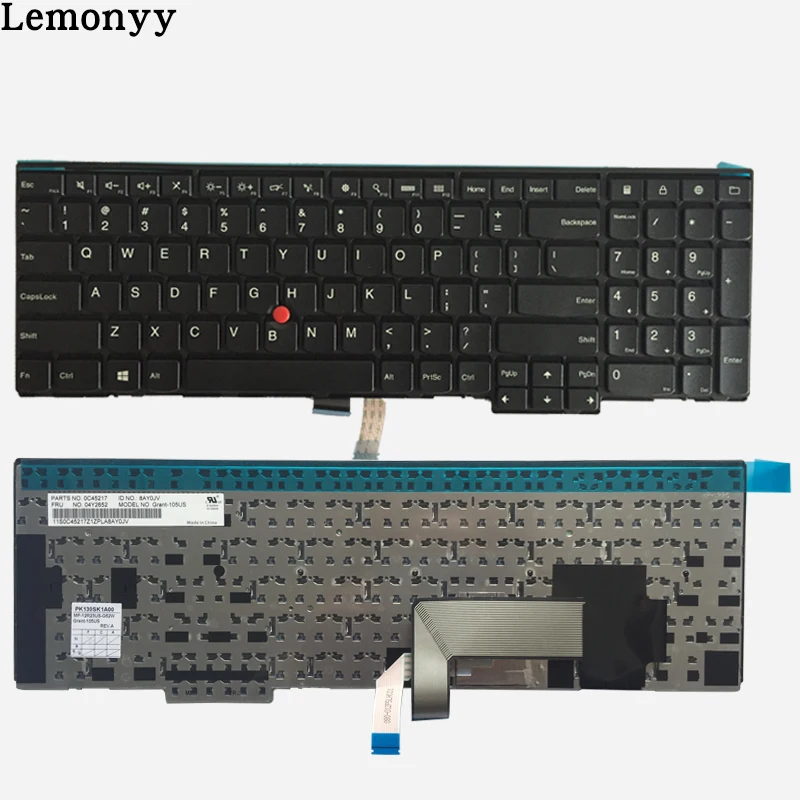 США клавиатура для ноутбука lenovo IBM Thinkpad E540 E545 E531 T540 T540P W540 W541 W550sseries US клавиатура ноутбука 04Y2426