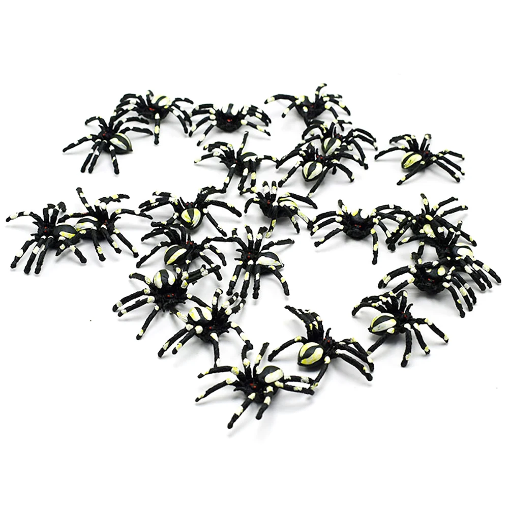 1 шт. TPR шалость реалистичные паук игрушки материалы для декораций на Хэллоуин