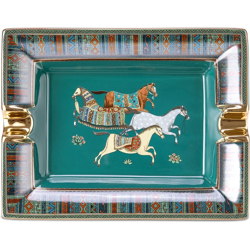 Сигарная пепельница Керамика Простой Большой домашний Гостиная Подарочная