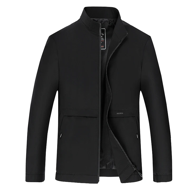 Новинка Повседневная осенняя куртка с воротником-стойкой размеры до 6XL | Мужская