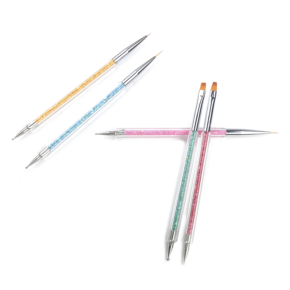 Набор инструментов для маникюра 5 шт. УФ-гель рисования ногтей точечная ручка