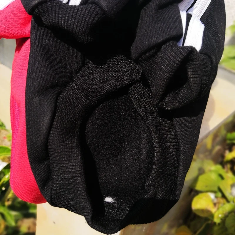 Осенней спортивной одежды для собак Толстовка маленьких с принтом Щенок красные