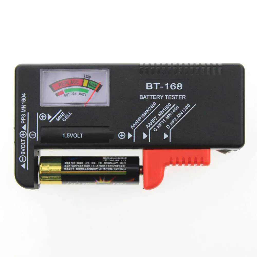 Тестер емкости аккумуляторов BT-168 универсальный тестер AA/AAA/C/D/9V | Электроника