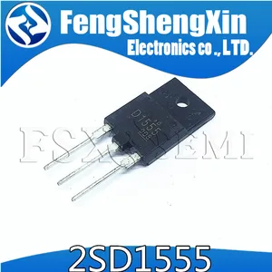 10pcs/lot 2SD1555 TO-3PF 5A/1500V D1555 NPN Power Transistors