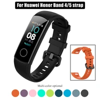 silicone wrist strap for huawei honor band 4 smart sport bracelet strap for huawei honor band 5 band4 standard version film