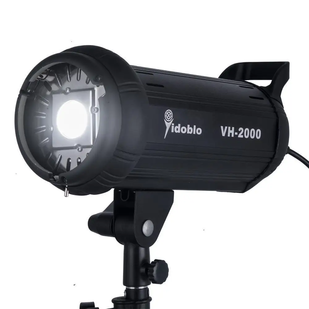 

200W Fill Lighting for Video LED Studio Lights Yodoblo VH-2000 Bi-color 3200K Video Lamps Shooting 5500K Black