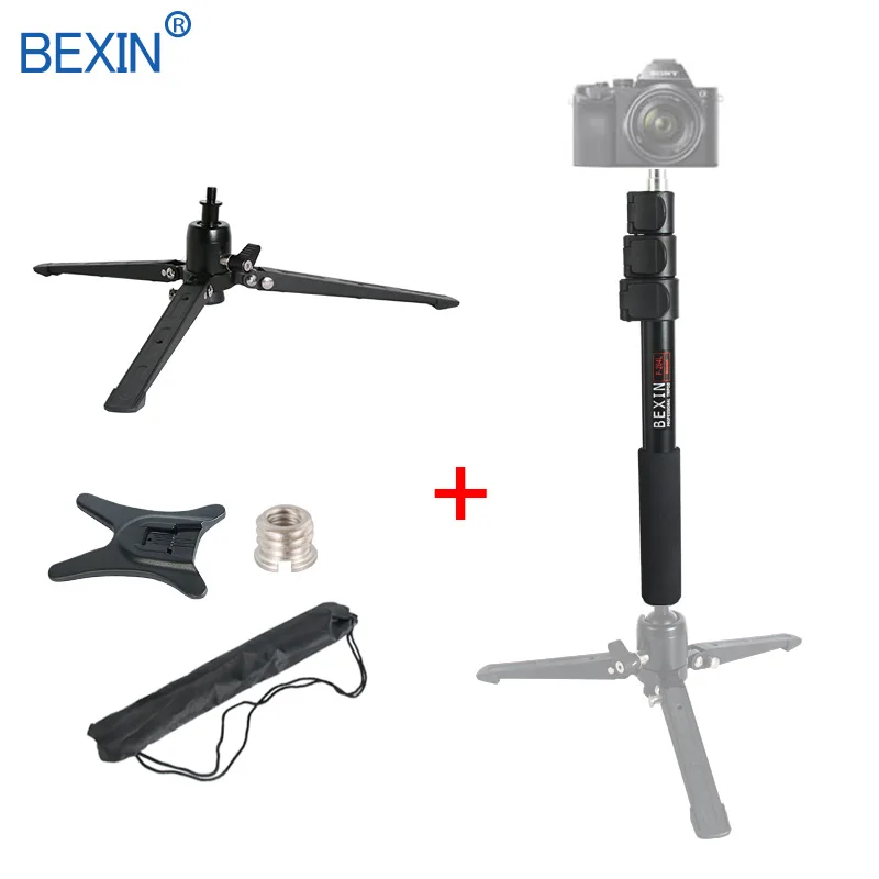 Set 4 Exten Штатив для фотосъемки, держатель для вспышки, палка для селфи, палка для рук, монопод, поддерживающий светильник, кронштейн для штанги - Цвет: Set 4
