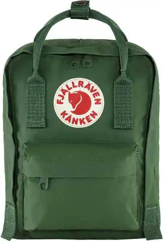 Рюкзак Fjallraven Kanken Mini зеленый 20х13х29 см 7 л|Рюкзаки| |