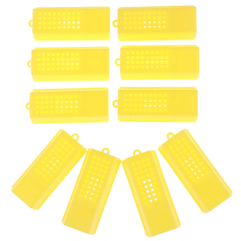 

10 Pcs/lot Professional Queen Bee Cage Catcher Plastic Beekeeping Travelling Butler 7.9 x 3.6 x 1.4cm