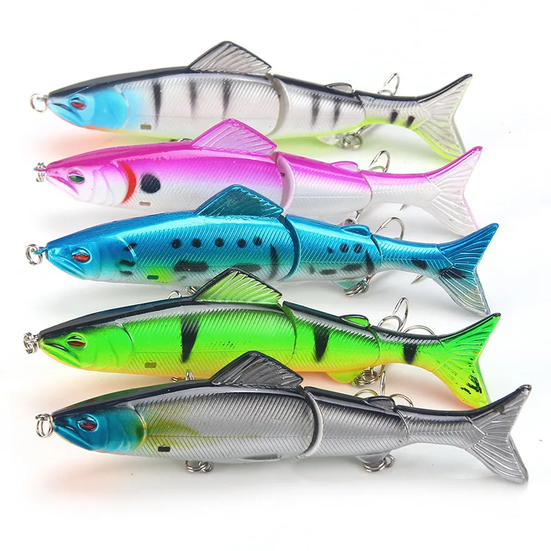 

13cm/18g Sinking Wobblers Fishing Lures Jointed Crankbait 3 Segment Hard Artificial Bait For Fishing Professional Tackle Lure
