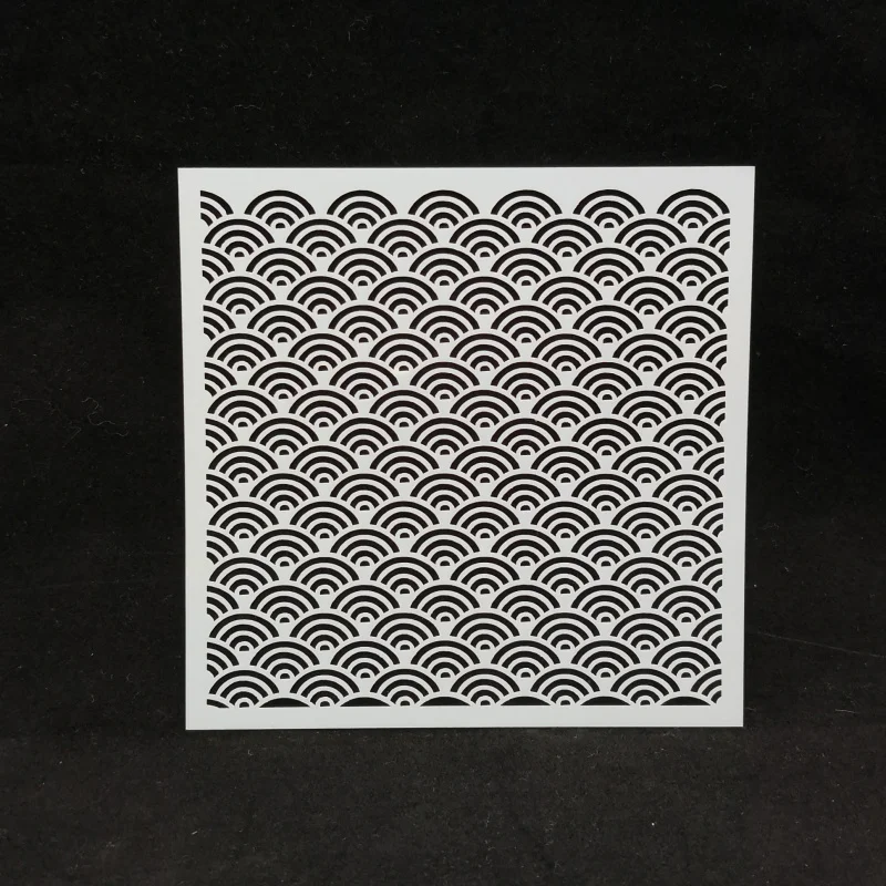 Трафареты для поделок из ПВХ 13*13 шкал раскраска скрапбукинга трафарет рисования