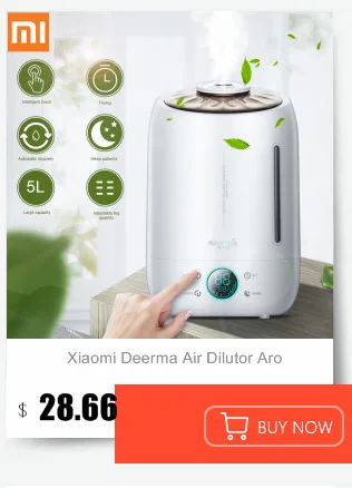 Youpin DEERMA DEM-F600, бытовой увлажнитель воздуха, очиститель воздуха, распылитель времени, Интеллектуальный сенсорный экран, регулируемый