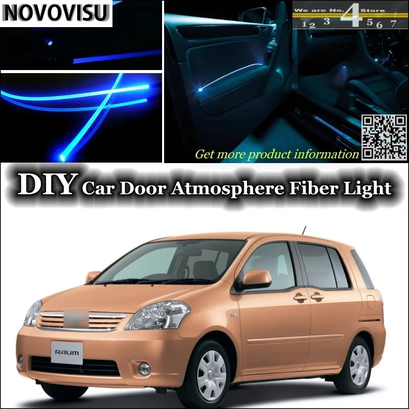 Novovisu для TOYOTA Raum интерьер окружающего света настройки атмосферу волоконные