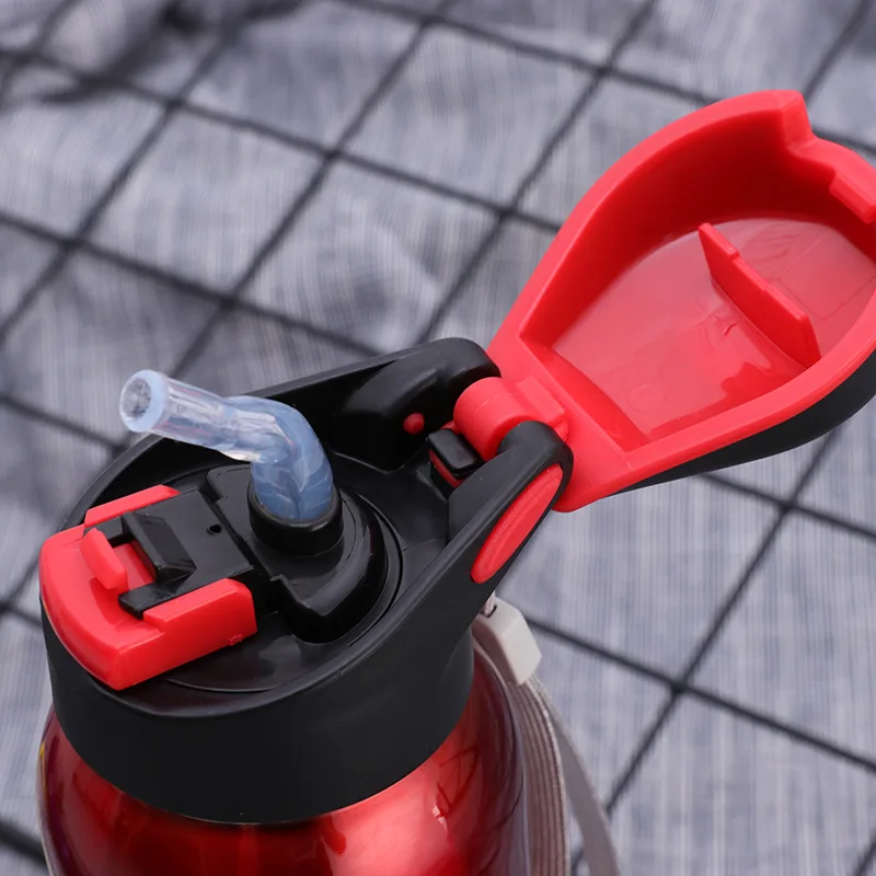 Термос ZOOOBE 500 мл термосы бутылка вакуумные фляжки с трубочкой нержавеющая сталь