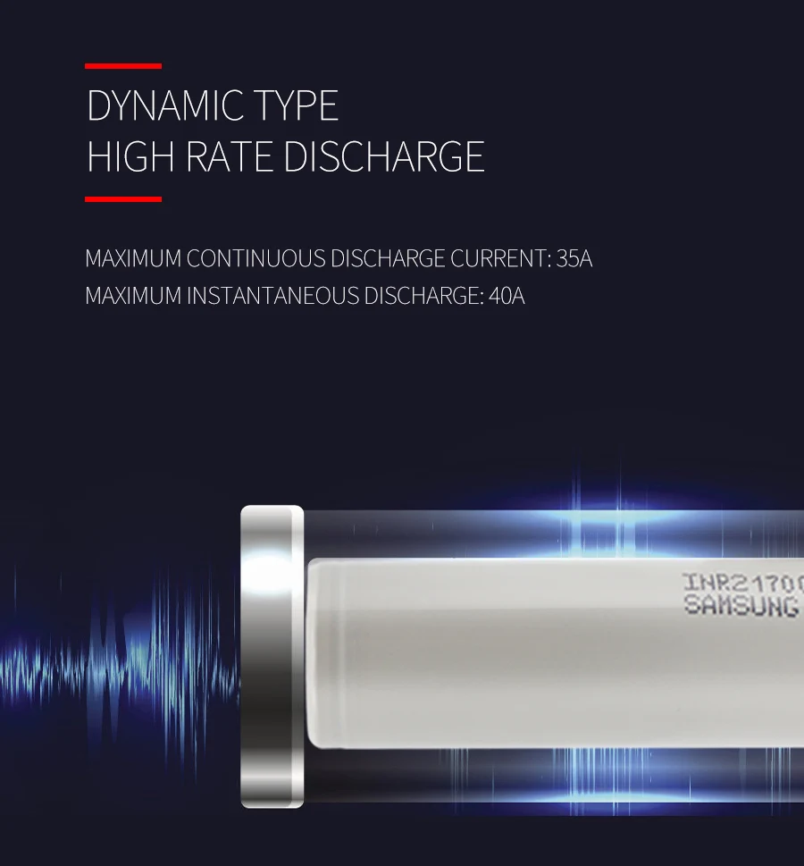 2шт 3,7 V 40A слив разряда 21700 литий-ионная батарея 3000mah аккумуляторная батарея accu 21700 батарея для электронной сигареты мод