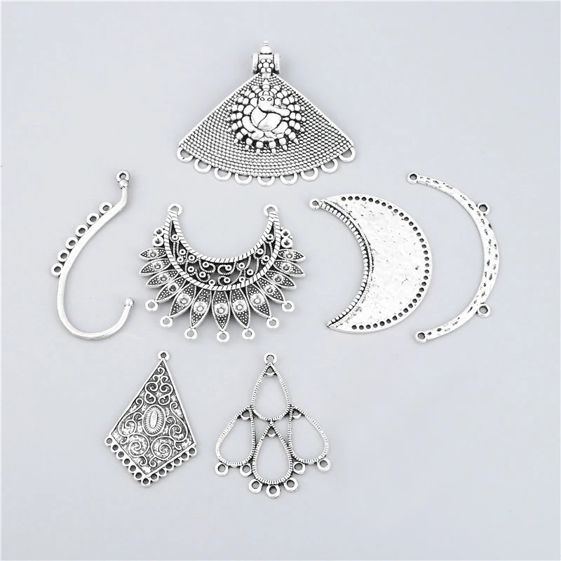 Подвески для люстры серебряного цвета 7 шт.|Шармы| |