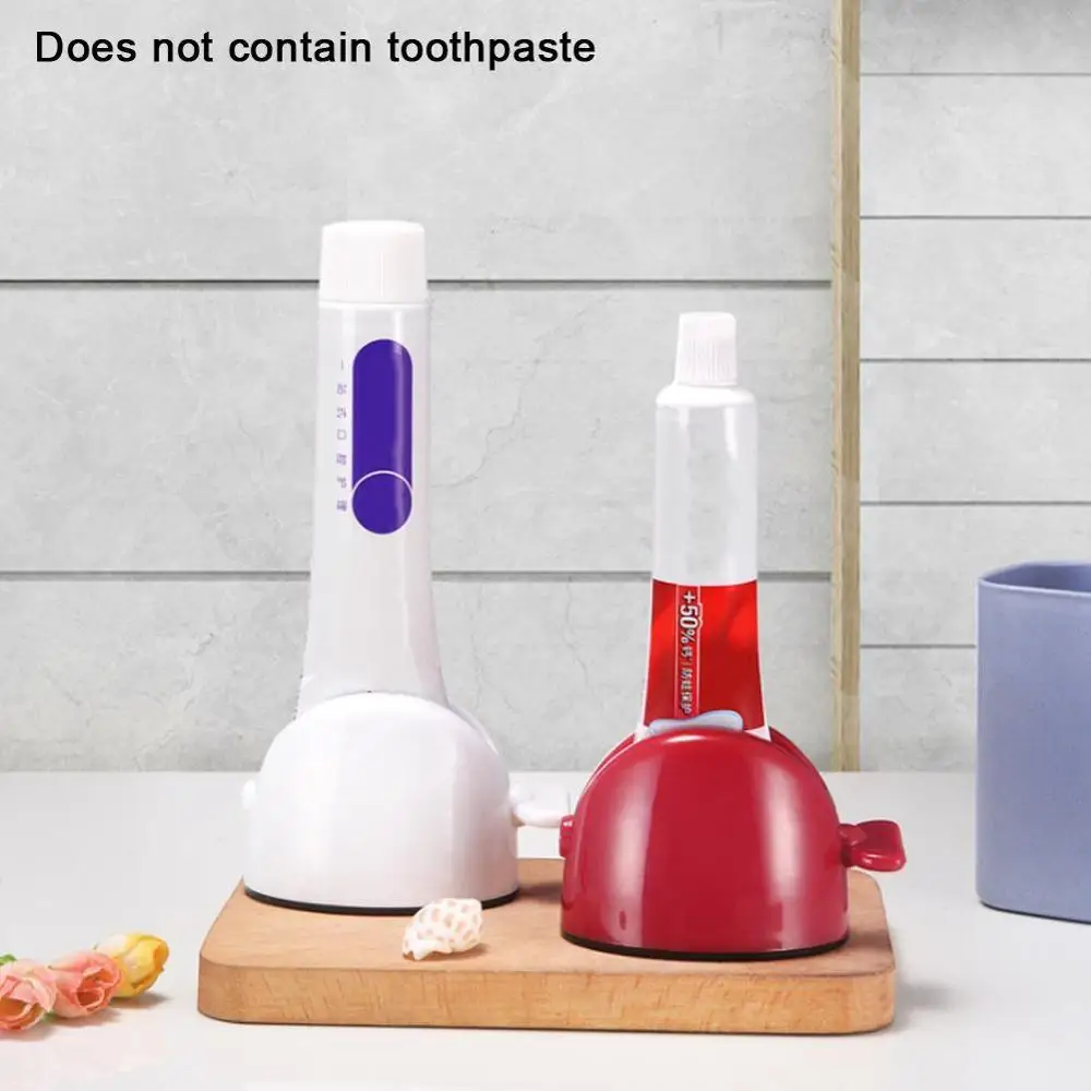 

Tube Toothpaste Squeezer Dispenser Toothpaste Seat Toothpaste Holder Dispenser Roller Bathroom Stand Accessories Y4Z2