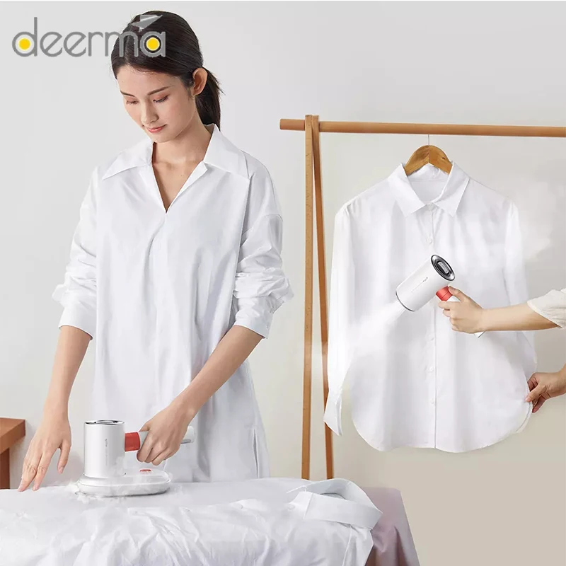 

Deerma Handheld Steam Ironing Machine Dryer 180 ℃ Steam 99.99% Sterilization Flat Iron Hanging Hot Iron Combo Hot