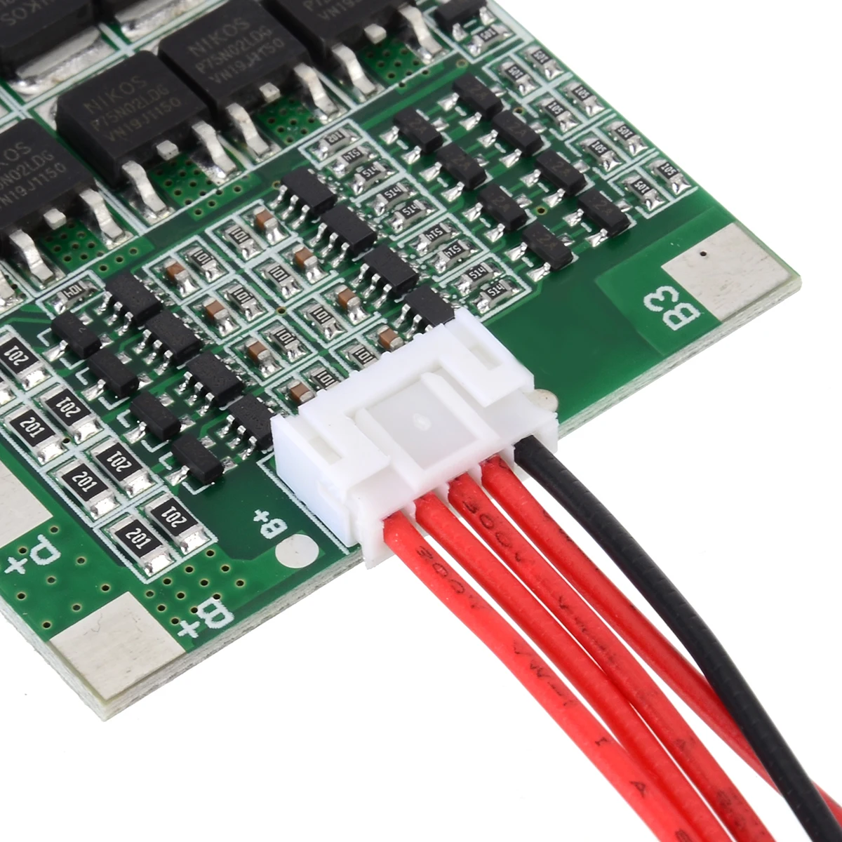 4S 30A 12 в BMS PCB защита баланс доска для LiFePo4 срок службы 18650 батареи интегральные схемы 64X56X4,0 мм