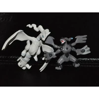 pokemon action figure dragon and electric type reshiram zekrom model desktop ornament toys children gifts