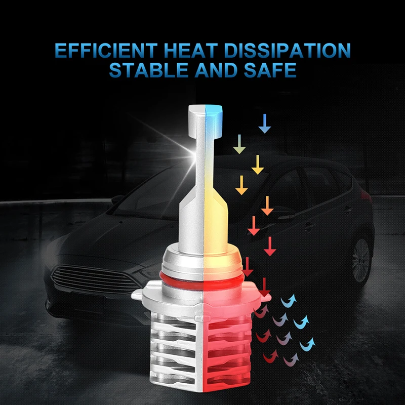 Mini CSP H7 LED H4 H11 HB3 9005 9006 Truck car Headlight Bulbs 12V 24V luces led para auto Fog Lamps nebbia High low beam | Автомобили и