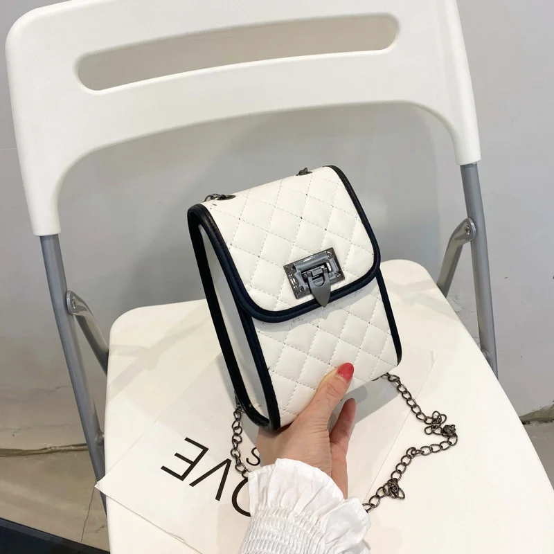 

Women's Small Bag 2021 New Fashion Small Fragrance Chain Messenger Bag Female Single Shoulder Bags New Crossbody Bags