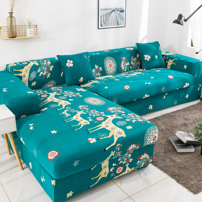 

Modern Latticed Stretch Sofa Cover Is Fully Covered with Dust-proof and Slip-proof Combination Living Room Sofa Cover