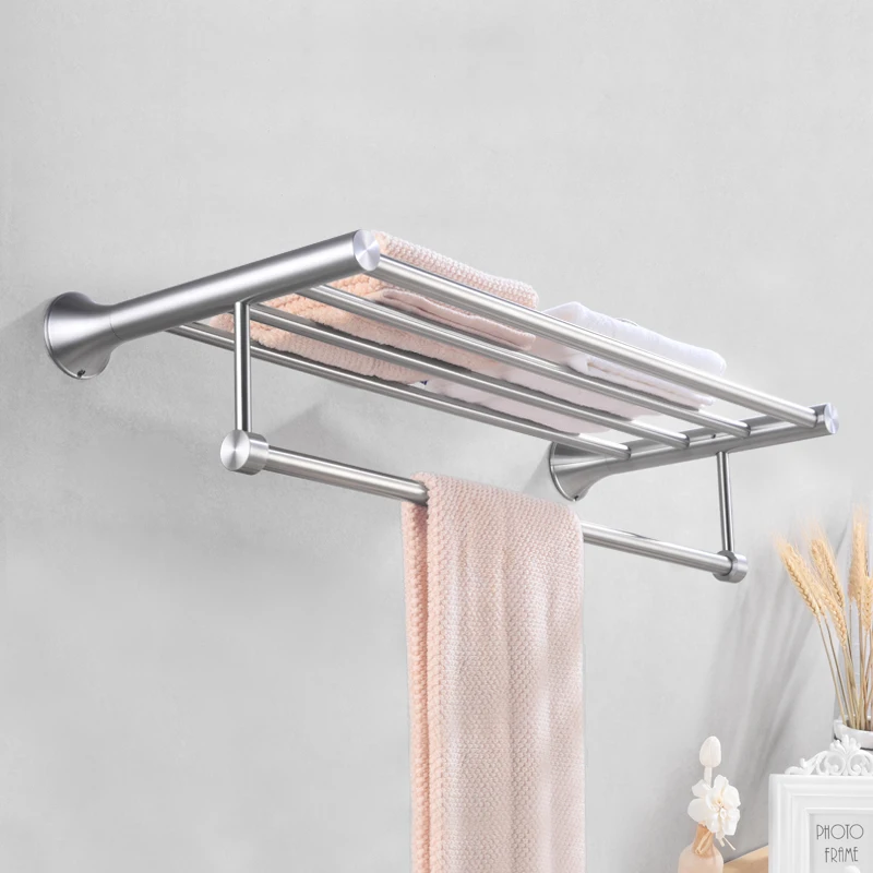 Вешалка для полотенец подвесной держатель из нержавеющей стали в ванную комнату