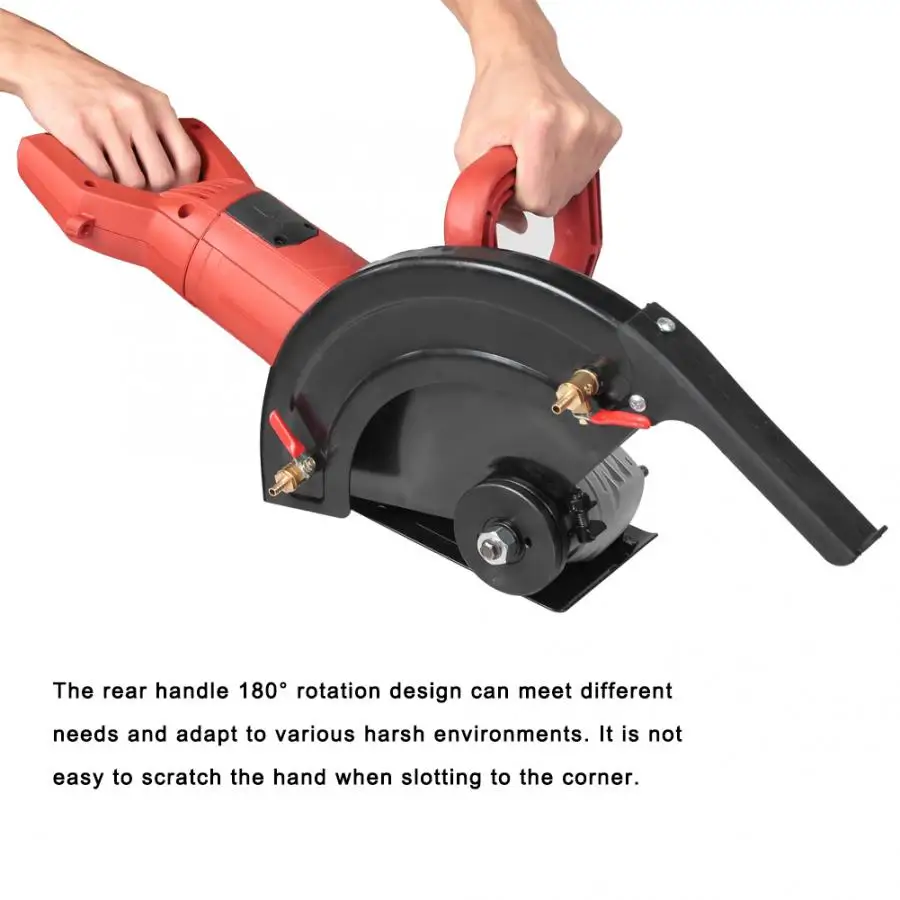 14in Electric Wall Groove Cutting Machine Dust-Free Slotting Hand Tool 355 | Инструменты