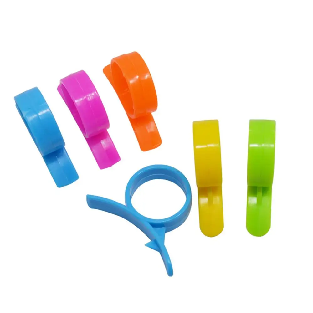 

8pcs Practical Kitchen Gadgets Cooking Tools Peeler Parer Finger Type Open Orange Peel Orange Device Random Color