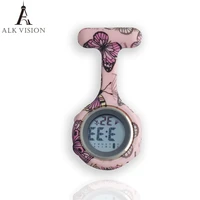 alk digital silicone nurse watch 2020 fob pocket watches dog paws doctor medical hospital brooch lapel clock brand date week