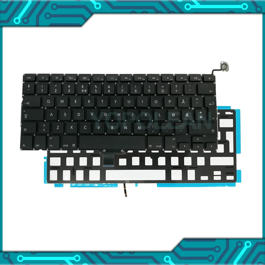 

Новая норвежская Клавиатура с подсветкой для Macbook Pro 13 дюймов A1278 2009 2010 2011 2012 года