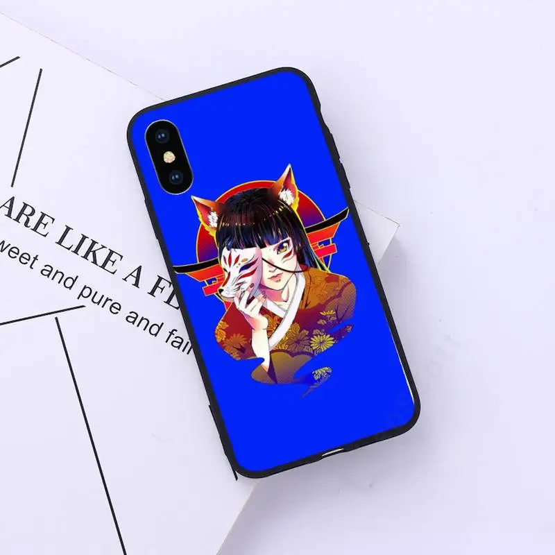 

Japanese Style Anime Fox Phone Case for iPhone 11 12 pro XS MAX 8 7 6 6S Plus X 5S SE 2020 XR