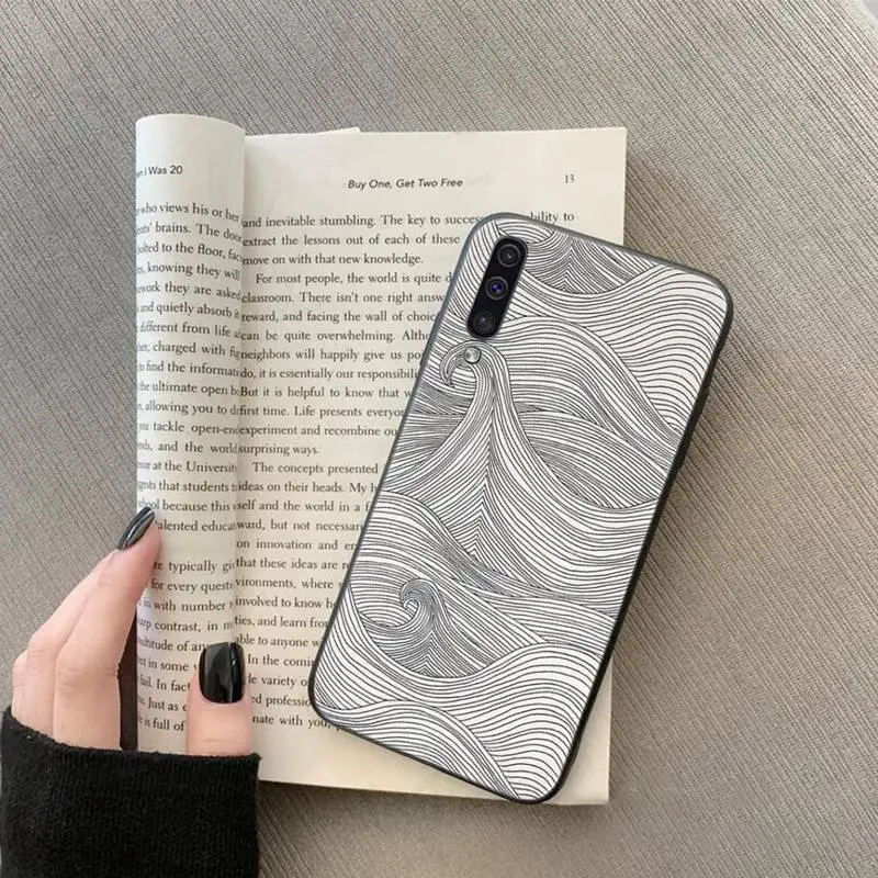 

Wood geometry grain art design Phone Case For Samsung galaxy S 7 8 9 10 20 edge A 6 10 20 30 50 51 70 note 10 plus