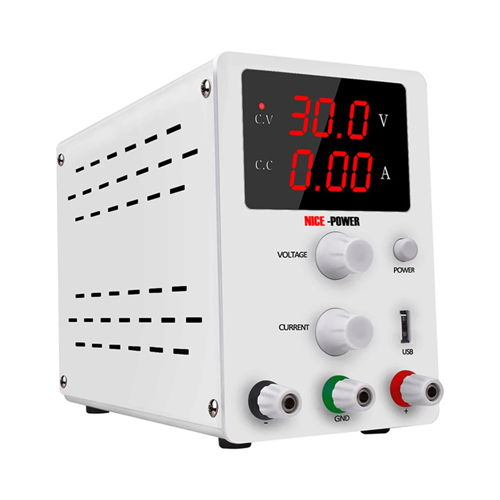 Nice Power 30v 10a Switching Power Supply Sps3010 DC Power Supply Adjustable Digit Display Mini Laboratory Power Supply