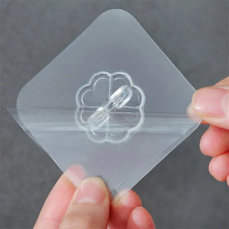 

10Pcs Hanging Hook Bathroom Kitchen Hanging Self Adhesive Traceless Supplies Accessorie Hook Up Door Hook