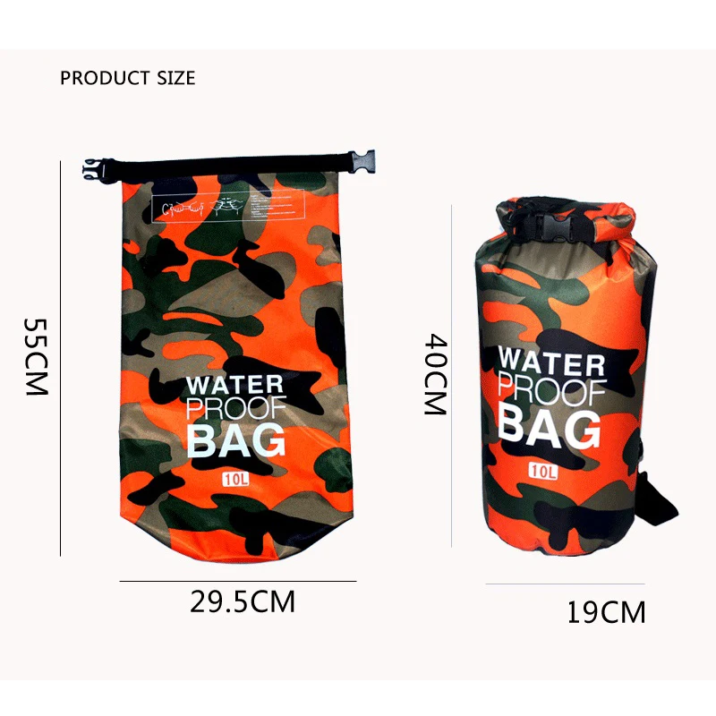 Водонепроницаемая камуфляжная сумка для активного отдыха переносная сухая