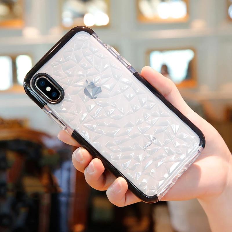 Плотный двухслойный Прозрачный чехол для Samsung S10 S9 S8 Plus S10e Note 9 мягкий из ТПУ iphone XS