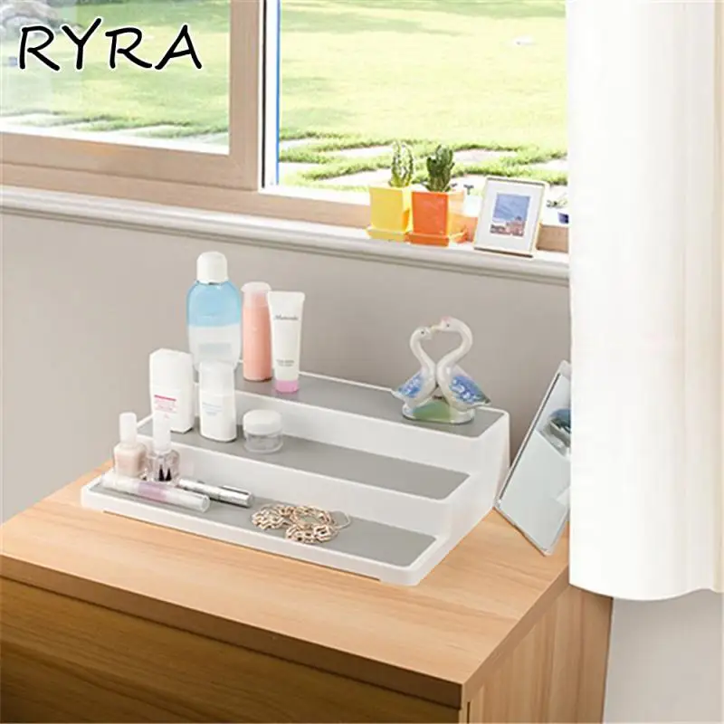 

3-Tier Spice Rack Modern Design Waterproof And Non Skid Shelf Kitchen Organizer Spice Jar Rack For Pantry Cabinet Or Countertop