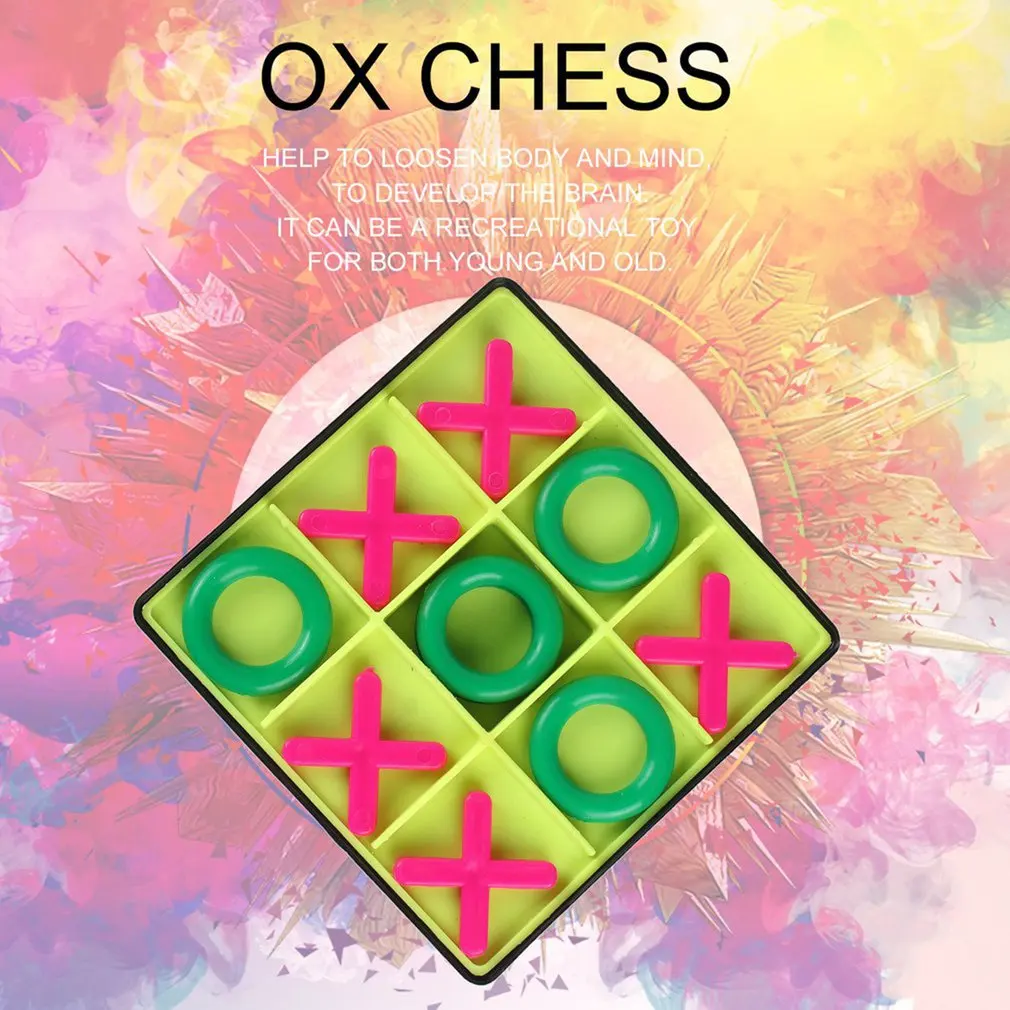 Parent-Child Interaction Leisure Board Game OX Chess Funny Developing Intelligent Educational Toys | Дом и сад