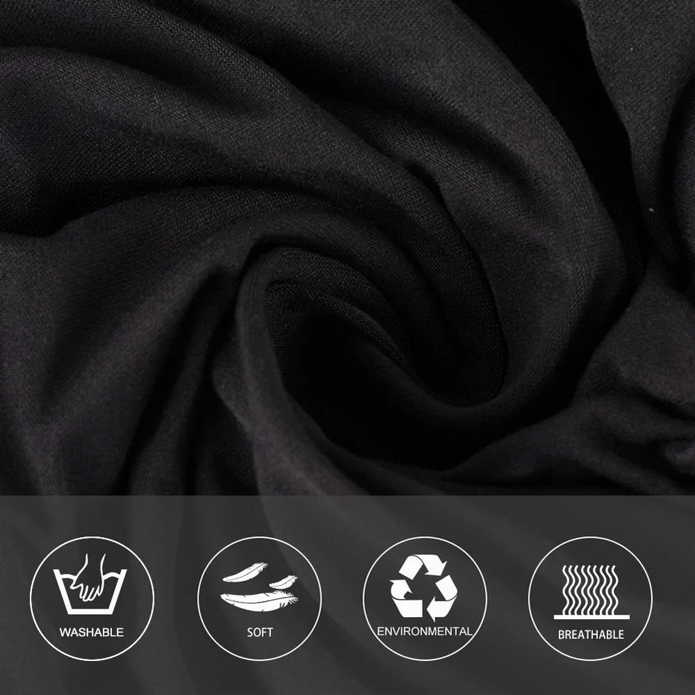 SearchI черный Чехлы для диванов огранка из эластичного материала 1/2/3/4 местный чехол