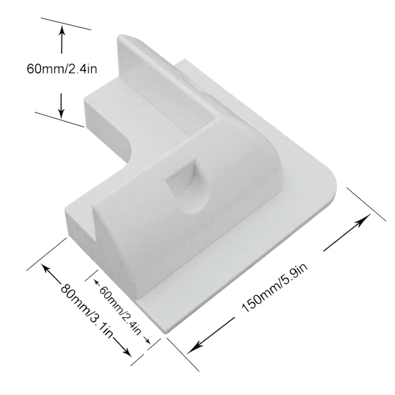 

7Pcs RV Solar Panel Side Corner Cable Mounting Bracket Kit for RV Yacht Roof
