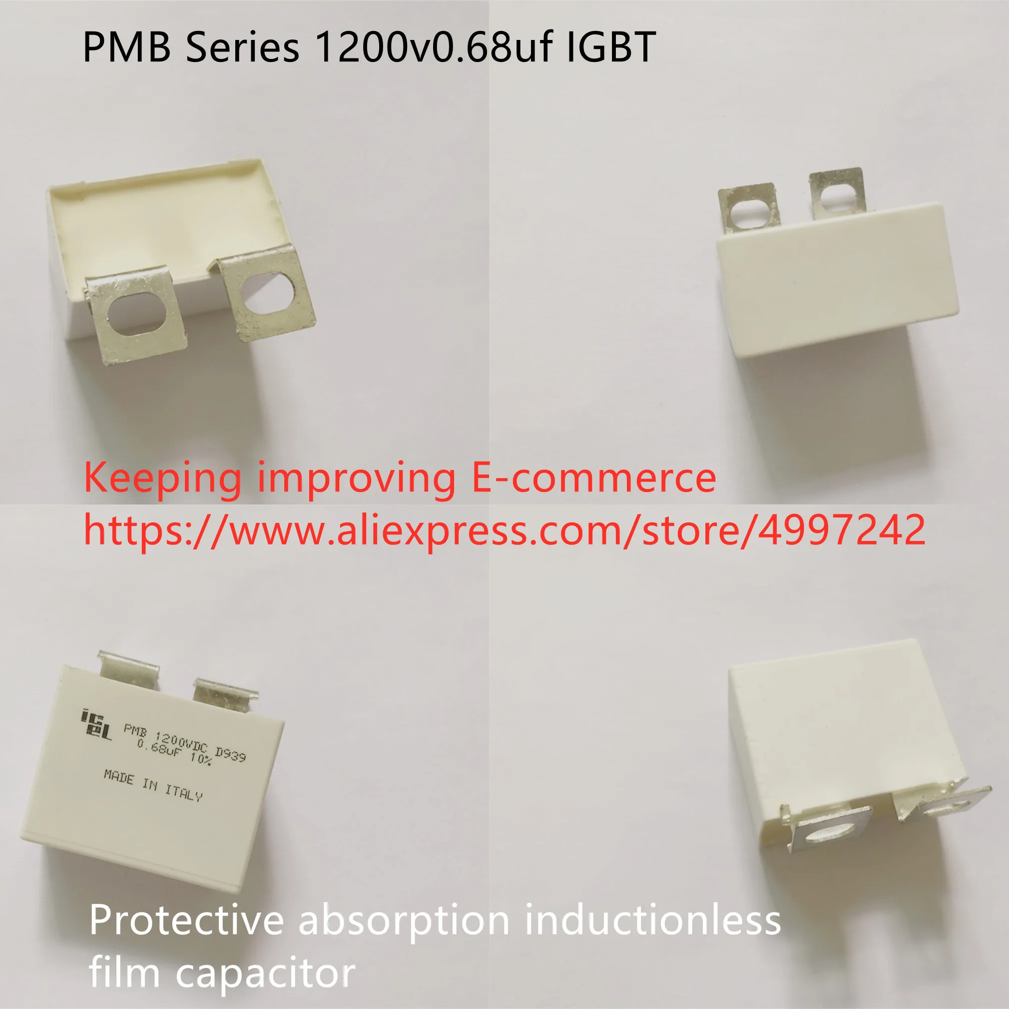 

Original new 100% PMB Series 1200v0.68uf IGBT protective absorption inductionless film capacitor (Inductor)