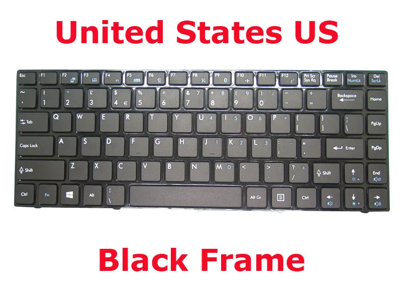 Клавиатура для MSI CR420 CR460 S30 MS 1358 V111822AK1 UI S1N 2EUS231 SA0 Испания 2EES231 2EFS211 V111822AJ1