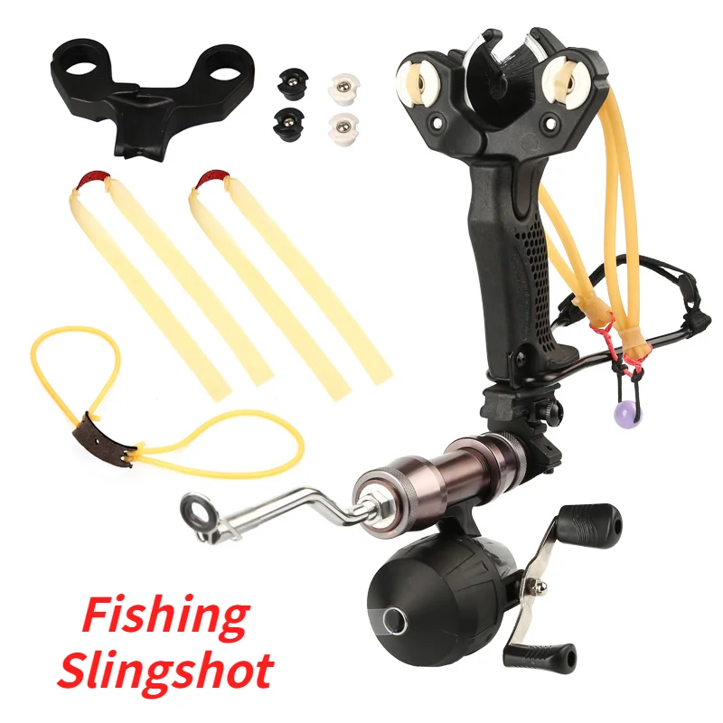 

Fishing Reel Multi-Function High-precision Slingshot and Stainless Steel Fishing Reels Outdoor Entertainment Tools